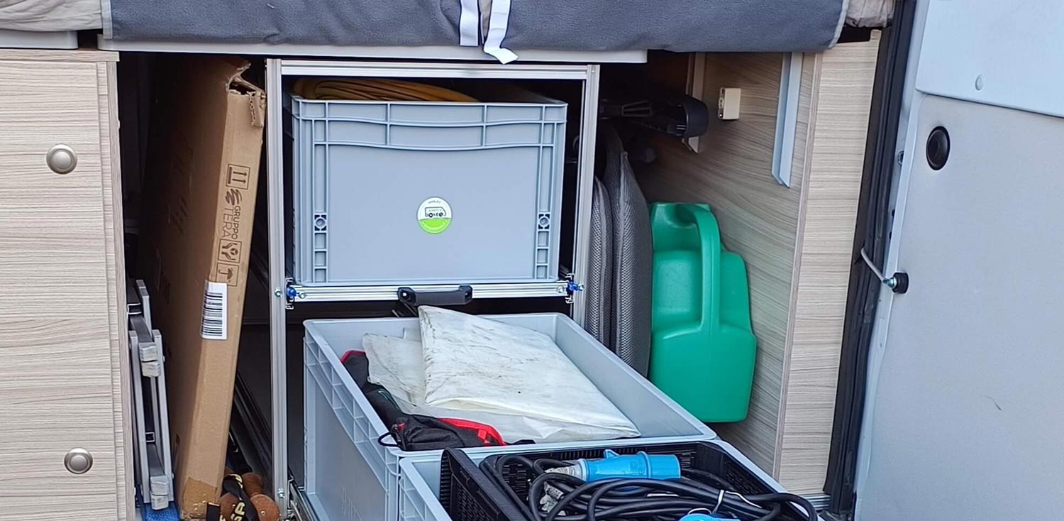 Adria Twin gavone in ordine dopo