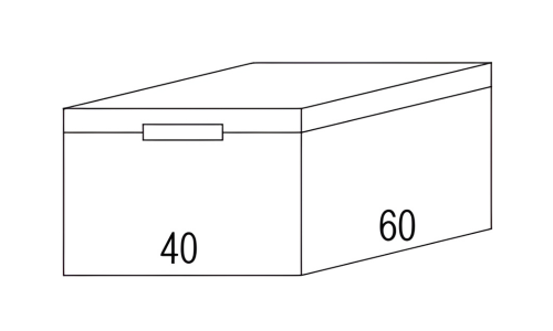Sistema contenitori estraibili Eurobox COMPACT L40