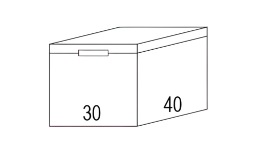 Sistema contenitori estraibili Eurobox COMPACT S30