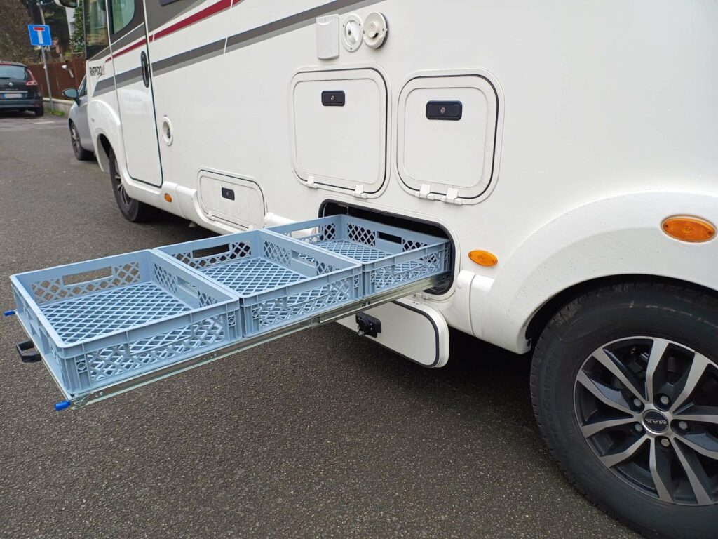 CORE X sistema contenitori estraibili camper rapido distinction i96 1