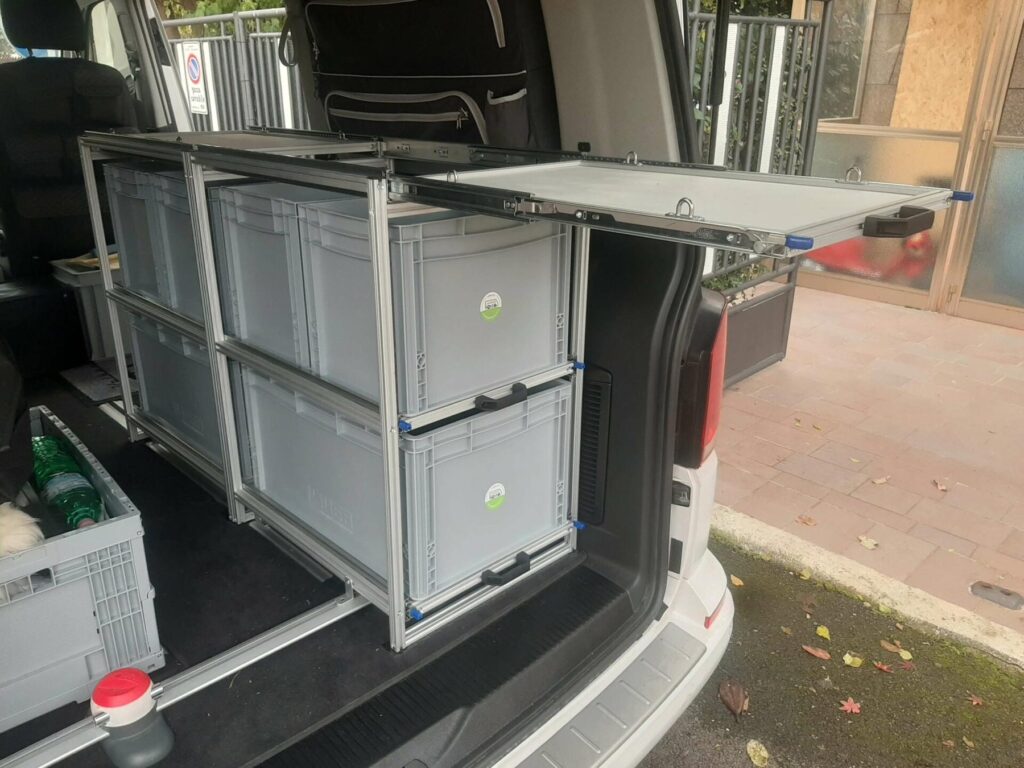 ZEFIRO pianale estraibile volkswagen California 5