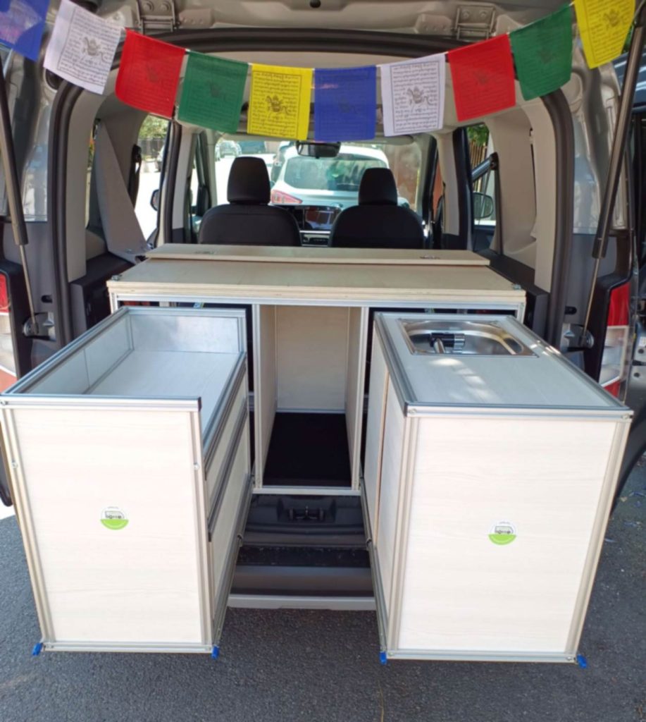 ORIZZONTE modulo cucina letto minivan Ford Courier 04