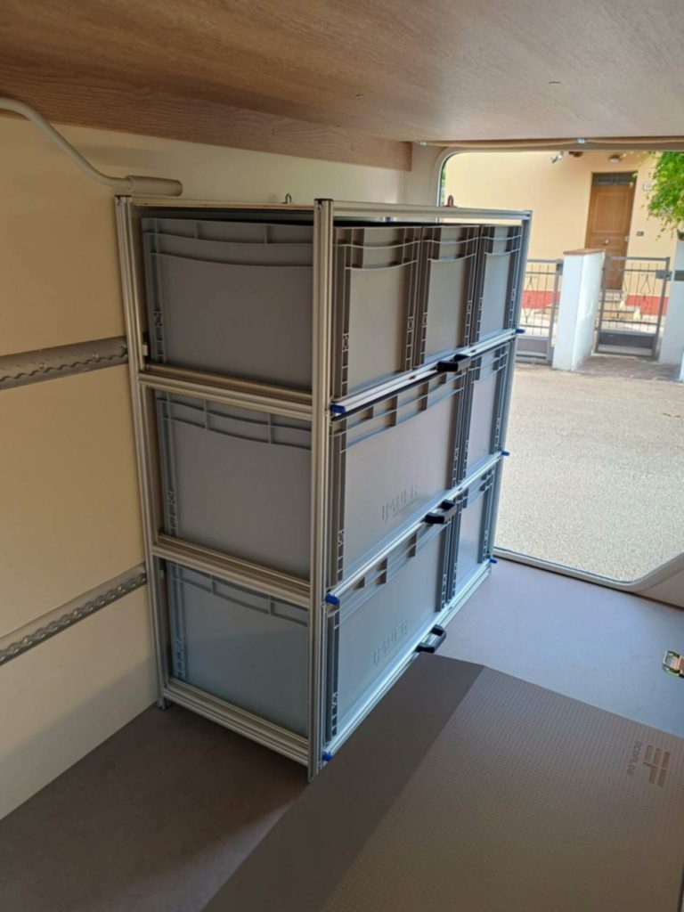 COMPACT ZERO contenitori estraibili Mobilvetta Kea P64 02