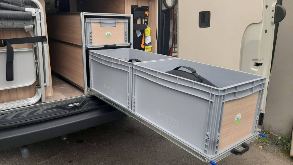 INFINITY contenitori estraibili Hymer grand canyon S4×4 LE 06