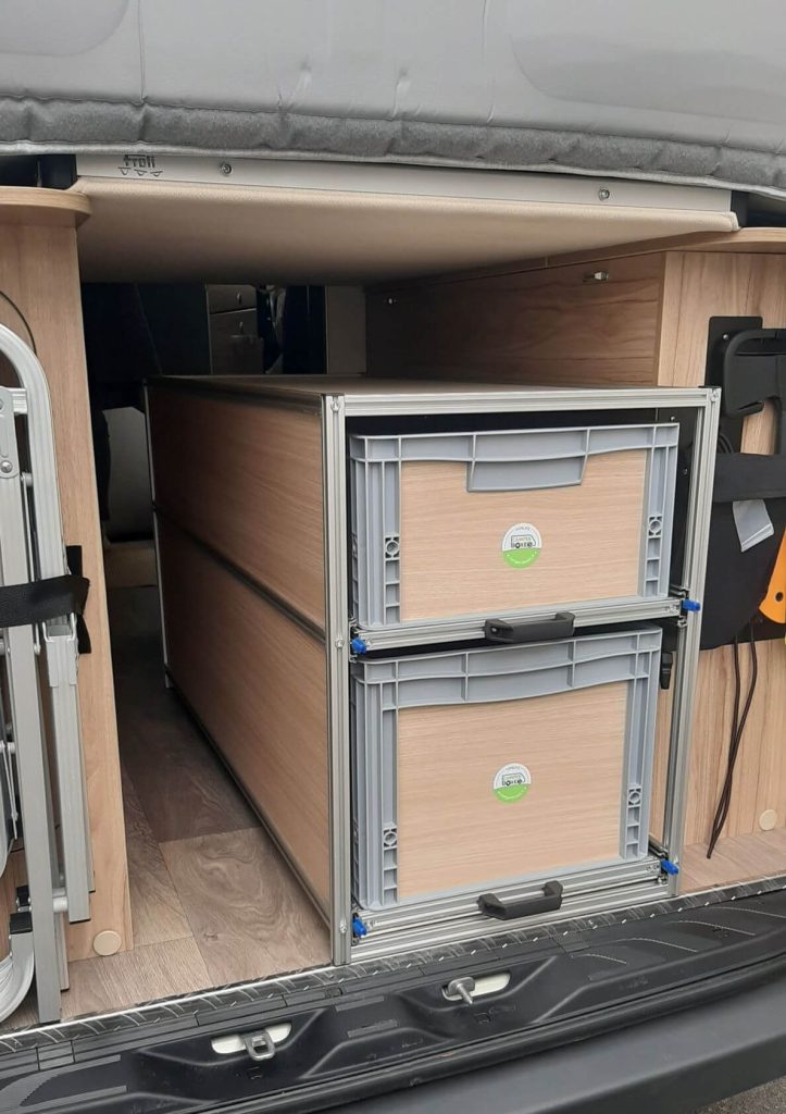 INFINITY contenitori estraibili Hymer grand canyon S4×4 LE 07
