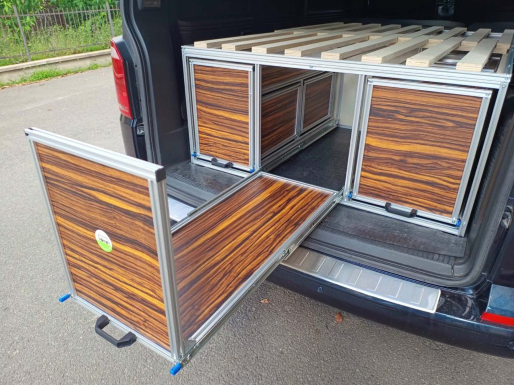 ORIZZONTE modulo cucina letto minivan volkswagen caravelle 07