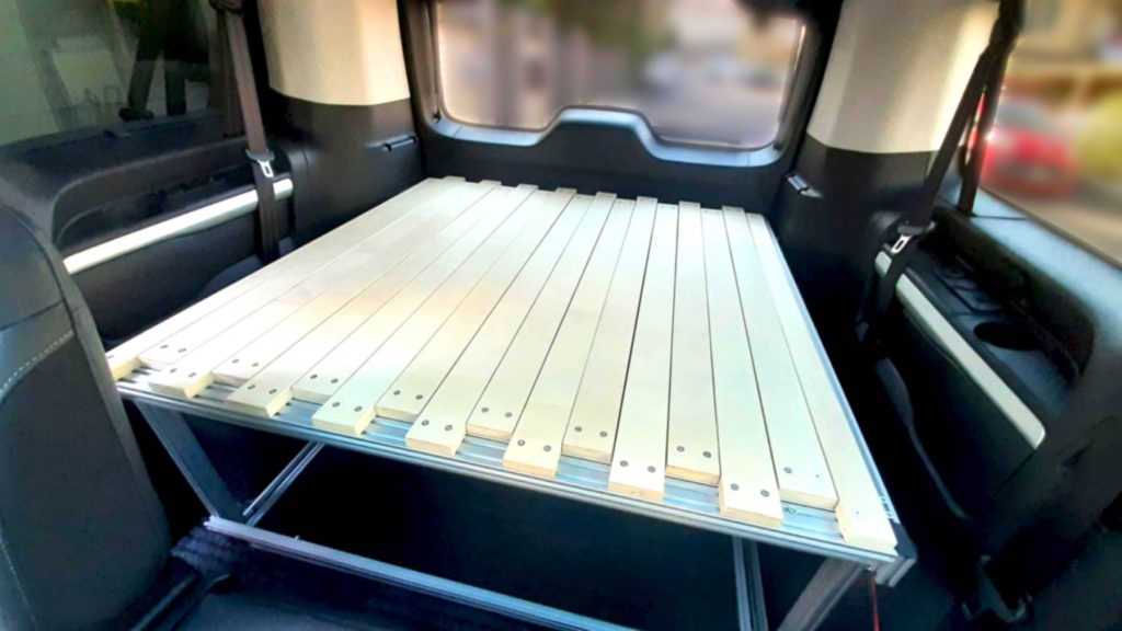 SLIDE REST modulo letto pianale estraibile peugeot traveller 01