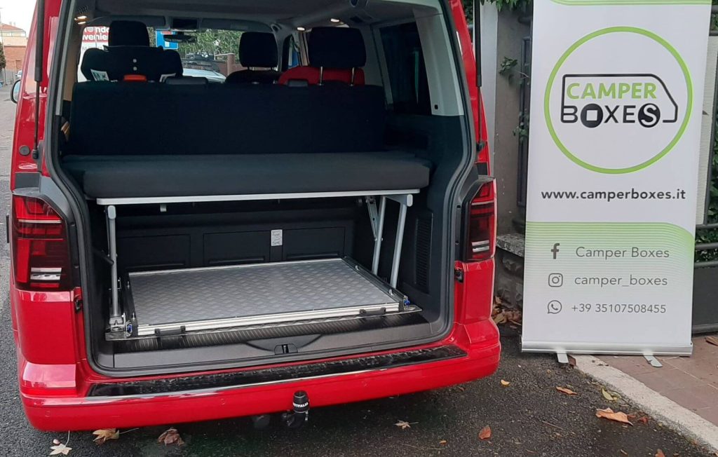 ZEFIRO SPACE pianalei estraibili van Volkswagen California Multivan 03