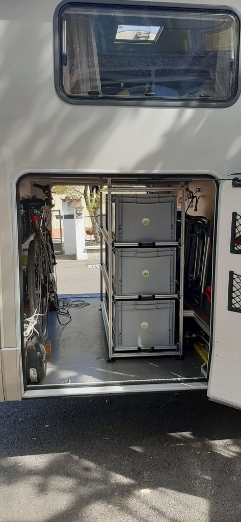 INFINITY contenitori estraibili camper Hymer B 614 04